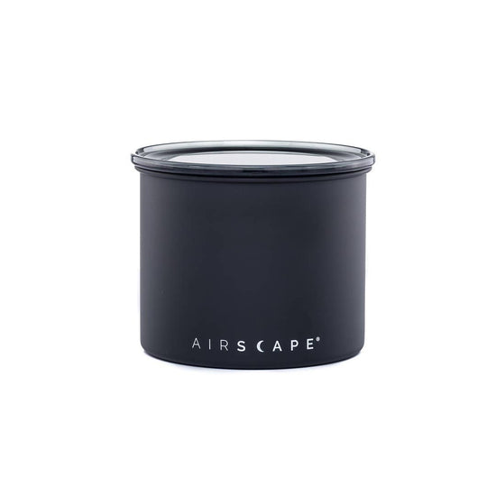 Airscape 250g Classic Stainless Steel Canister: Charcoal - Matte Black