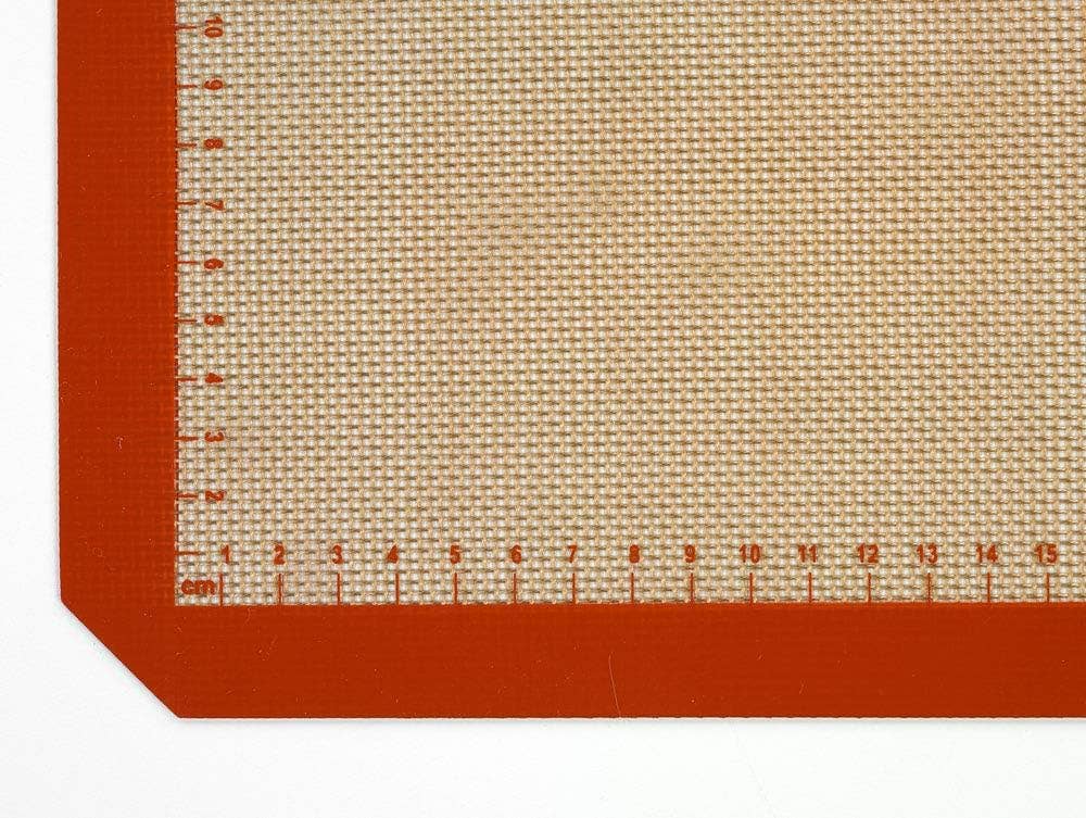Mercer Silicone 1/2 Sheet Bake Mat (11 7/8"x16 1/2") Orange