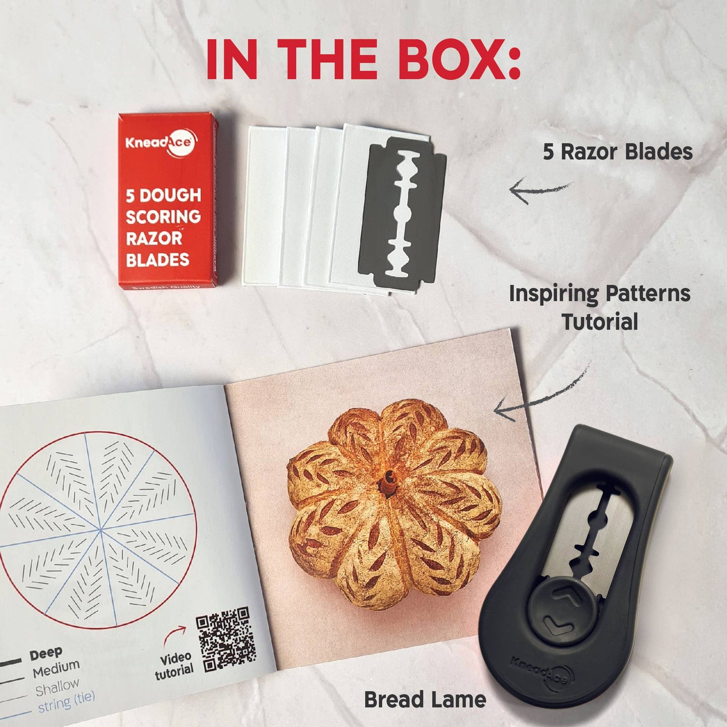 KneadAce® Bread Lame Red