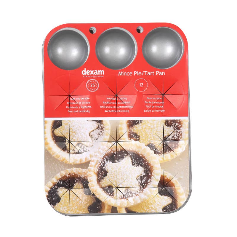 N/S Tart / Mince Pie Tin 12 Cup “Christmas And Holiday”