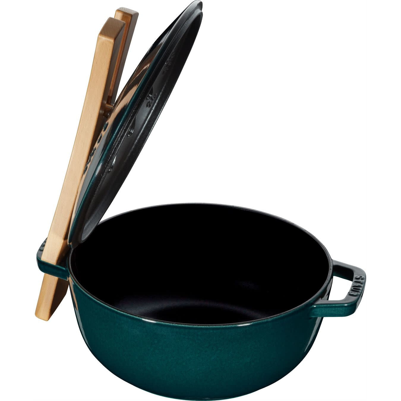 Staub Wooden Lid Holder Maison Cookware + Bakeware