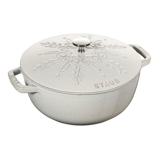 Load image into Gallery viewer, Staub 3.6L Round French Oven - White Truffle
