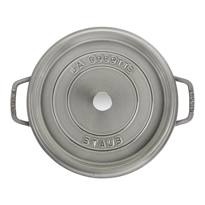Staub 8.3L Round Cocotte - Graphite Grey