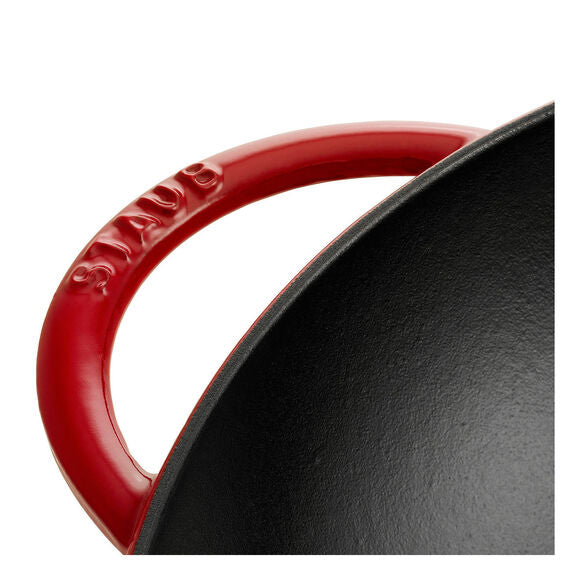 Staub Wok 14.5"/37cm Cherry 6qt