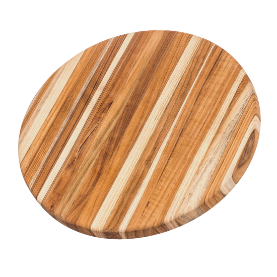 TeakHaus Essential – Round Serving Board 13×0.5″