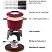 Sierra 11pc Cast Iron Fondue Red 1.6L