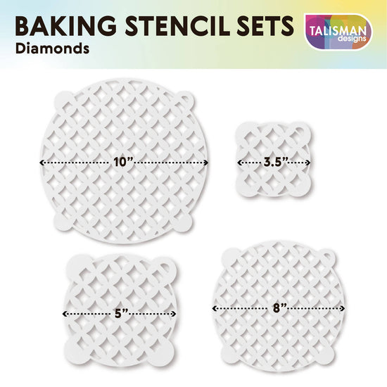 Baking Stencil Set - Diamonds