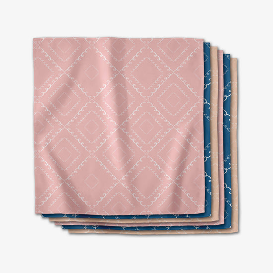 Geometry Twirls Dinner Napkin Set (40% off at checkout)