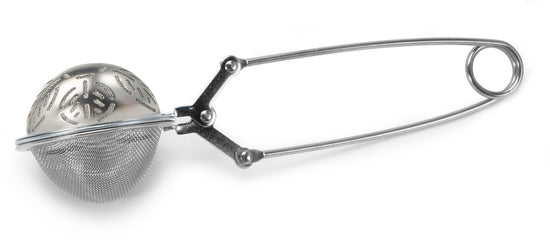 CH'A Tea Infuser Tongs w/ Silicone Leaf SS