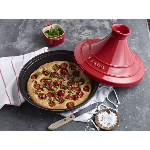 Staub 28cm/11" Tajine Cherry Red