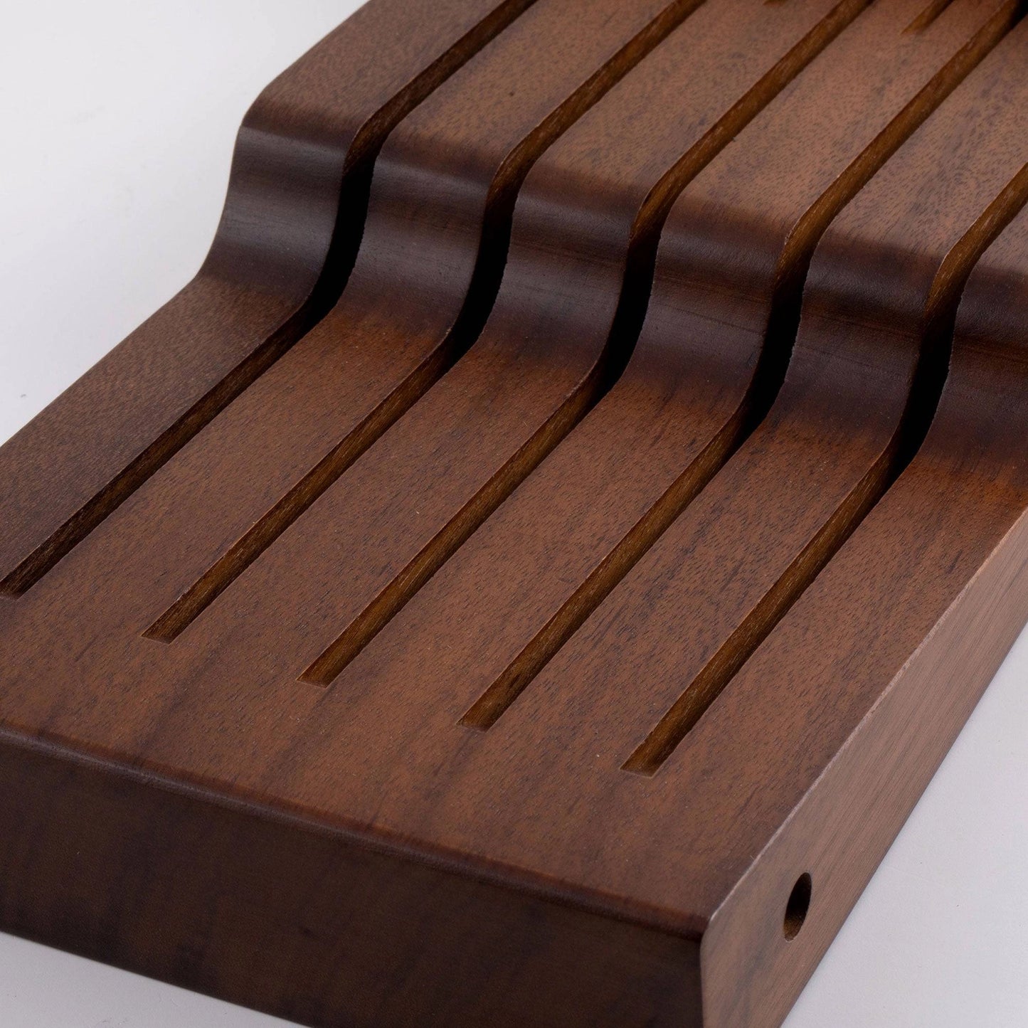 In Drawer Knife Holder - 11 Slot - Acacia (16 1/4" x 6 1/4")
