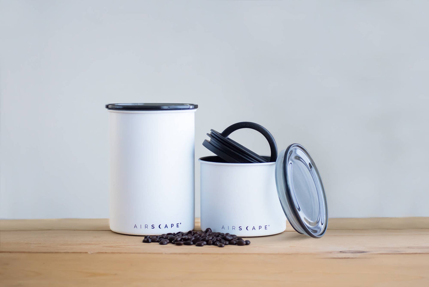 Airscape 250g Classic Canister Brushed Steel