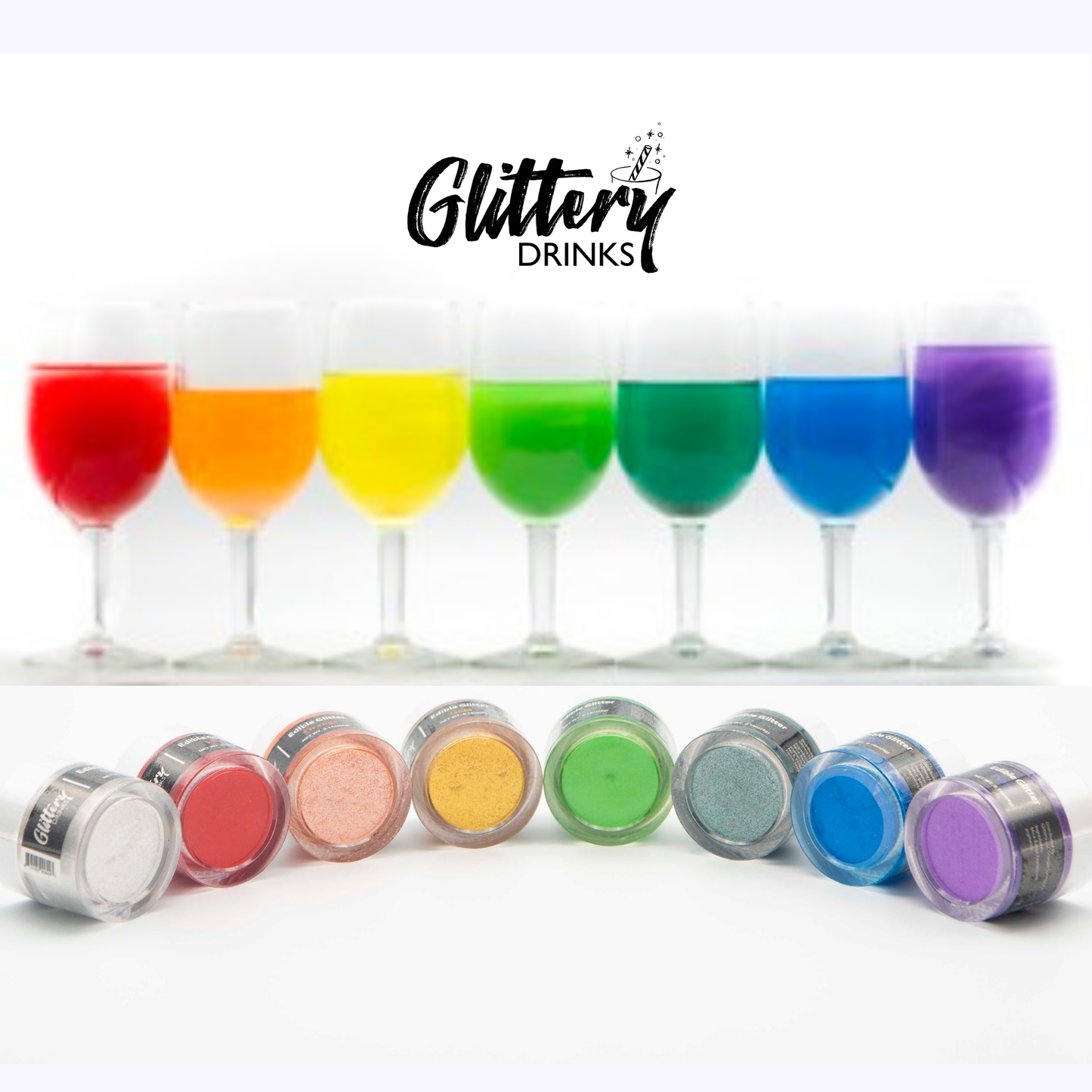 Edible Shimmer Powder for Drinks - Light Pink