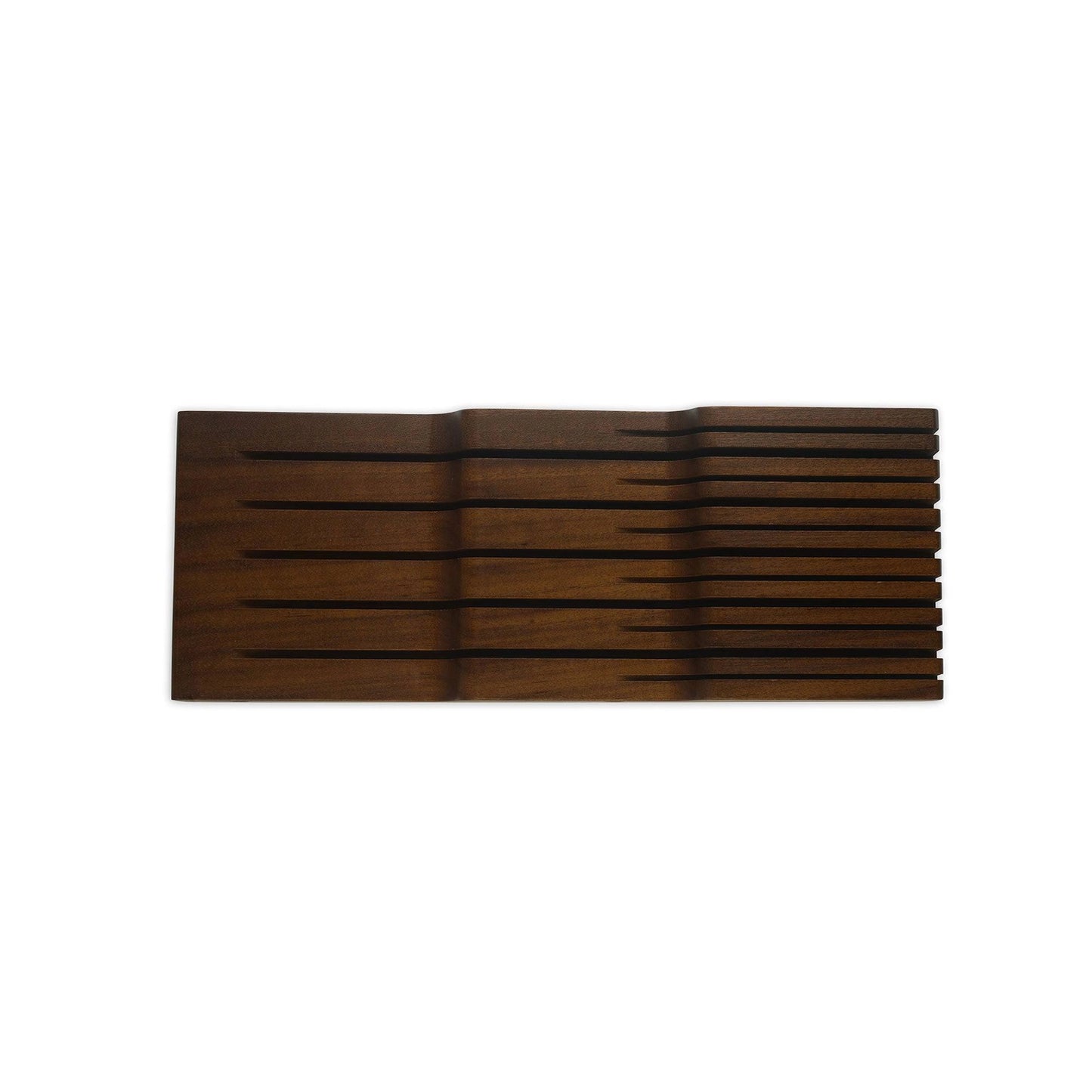 In Drawer Knife Holder - 11 Slot - Acacia (16 1/4" x 6 1/4")