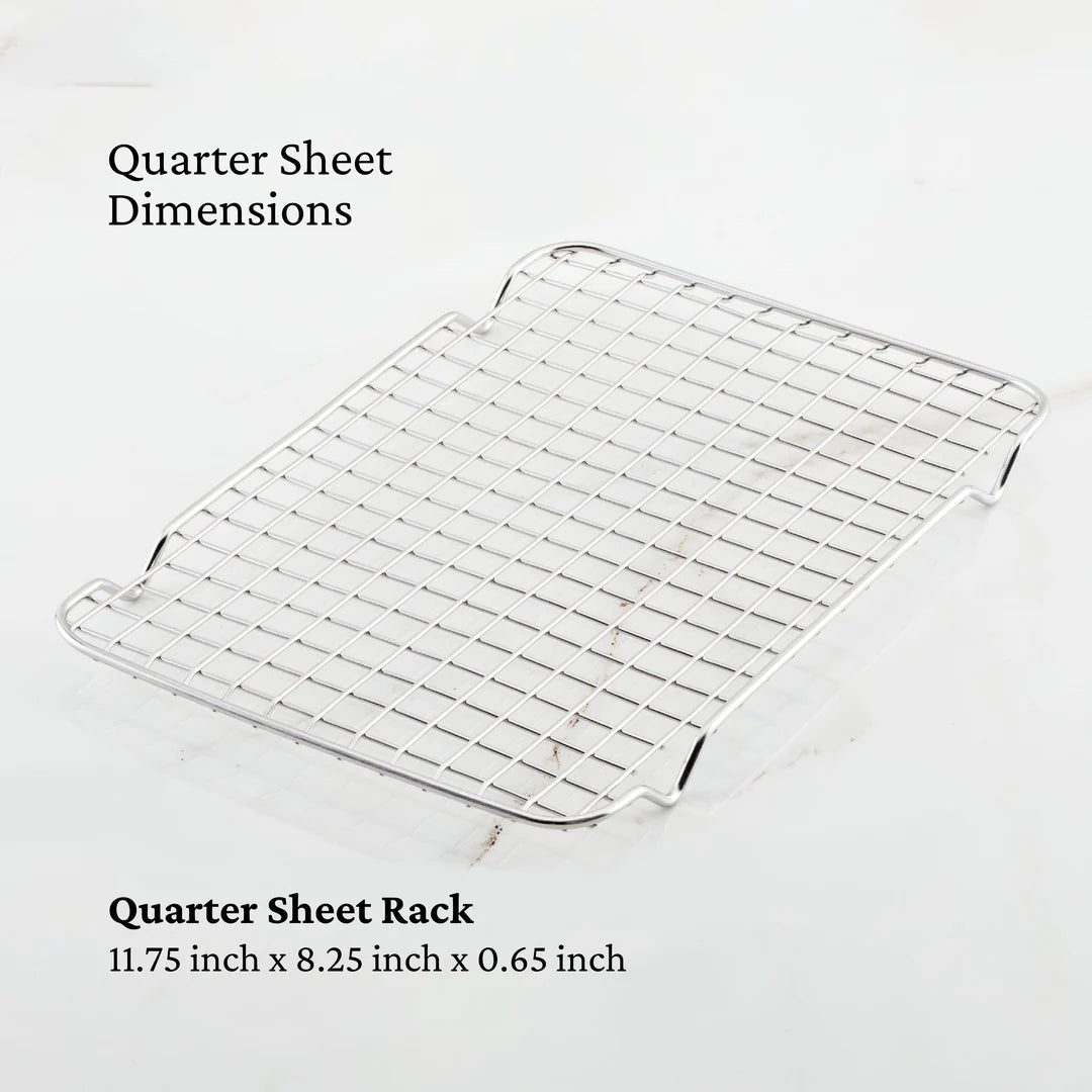 Hestan Provisions Ovenbond Stainless Steel 1/4 Sheet Rack (9x12)