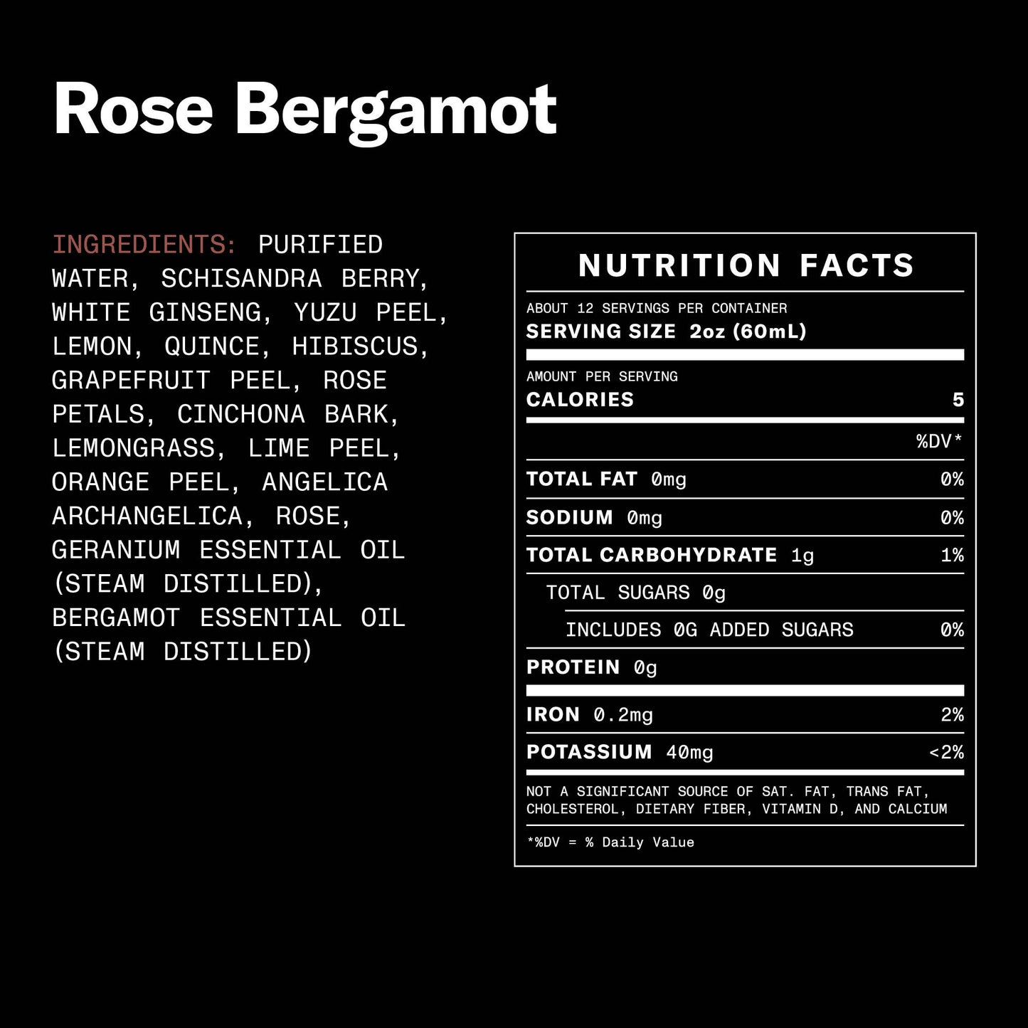 Rasāsvāda Rose Bergamot - 375ml