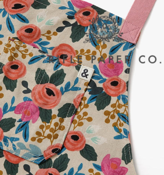 Hedley & Bennett The All Day Crossback Apron - Rifle Rosa Natural