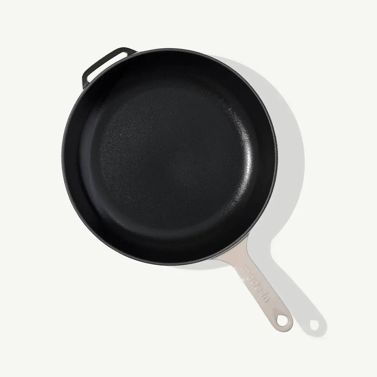 Made In 11.5'' Enameled Cast Iron Skillet - Antique White