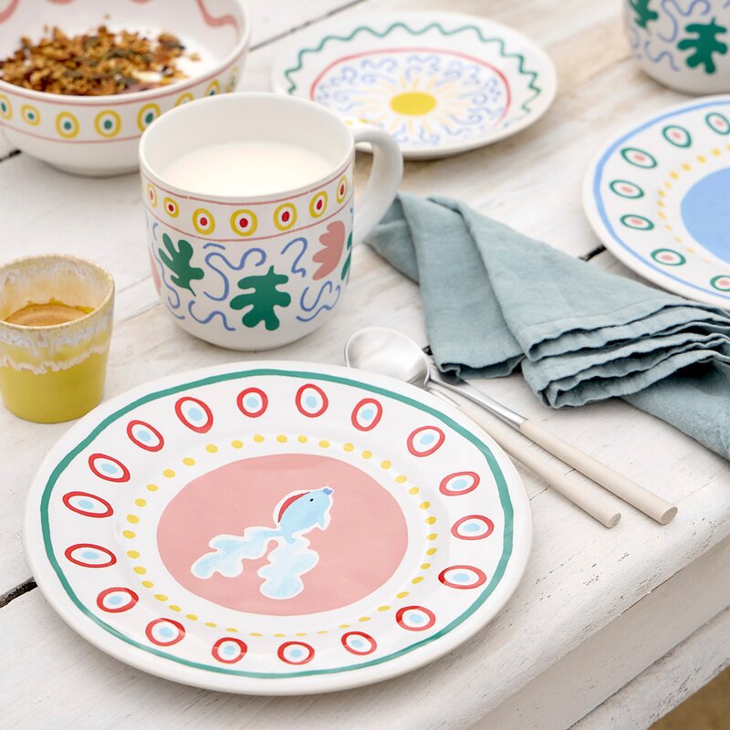 Costa Nova Summer Bliss Salad/Dessert Plate - Guppy (40% off at checkout)