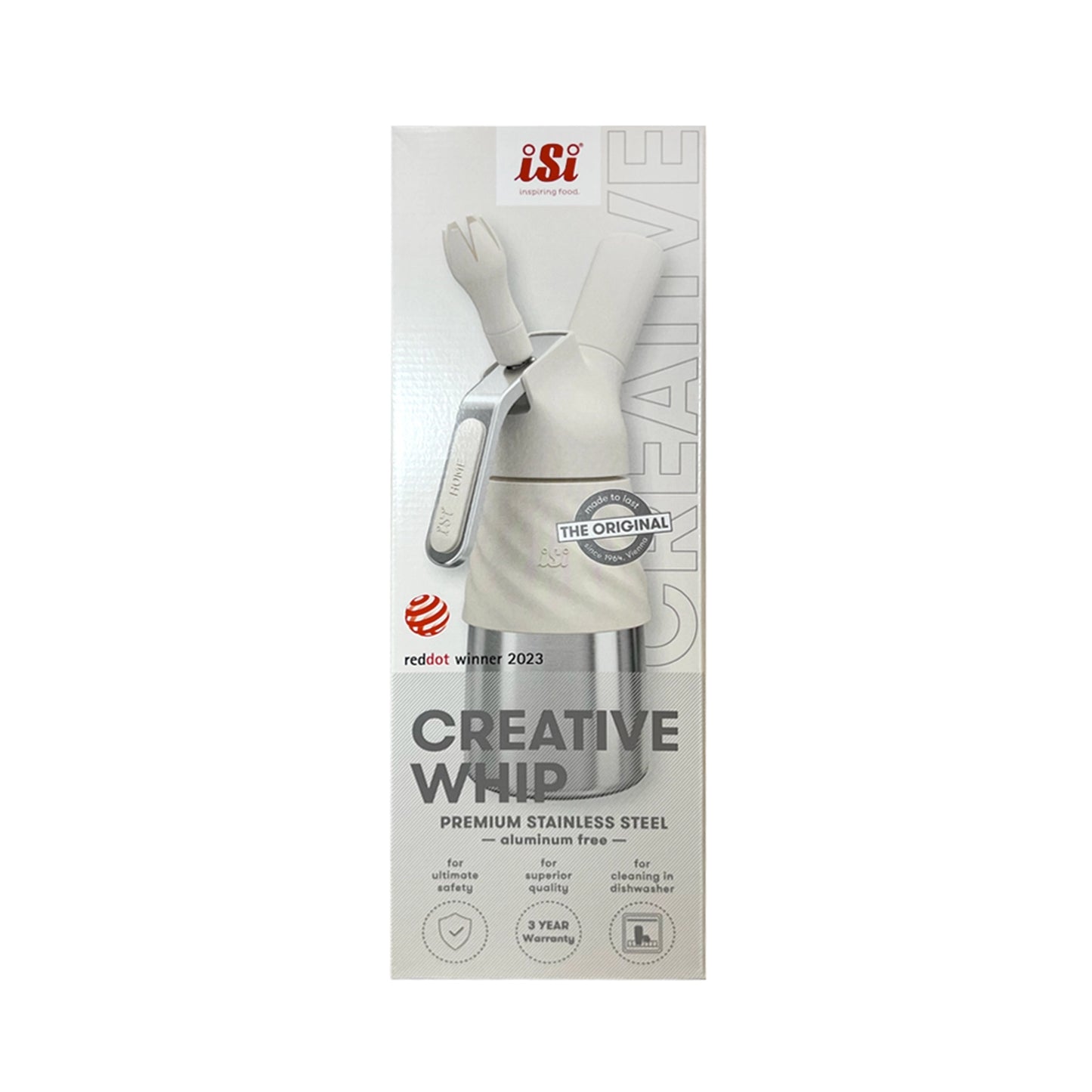 iSi Creative Whip 1/2 Pint - Ivory