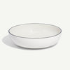 Made In 12" Serving Bowl - White with Navy Rim