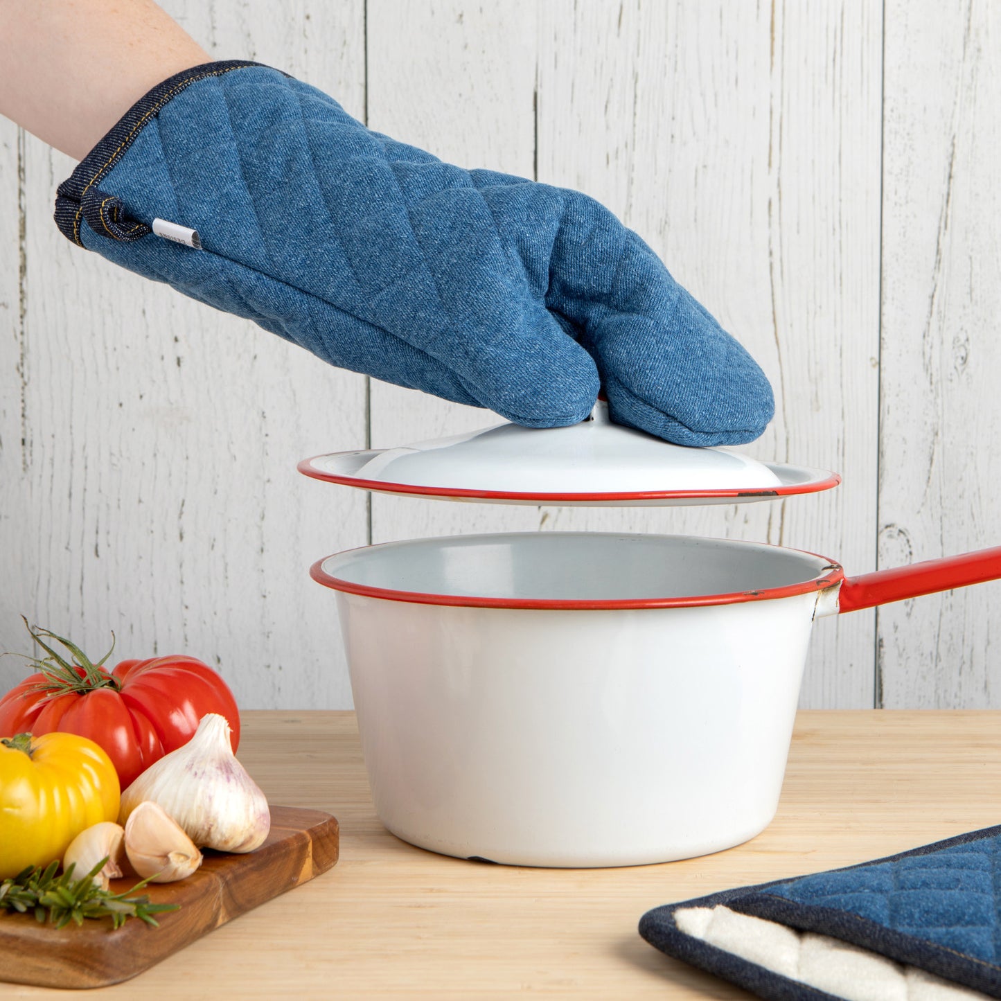 Oven Mitt - Superior Stonewash - Denim