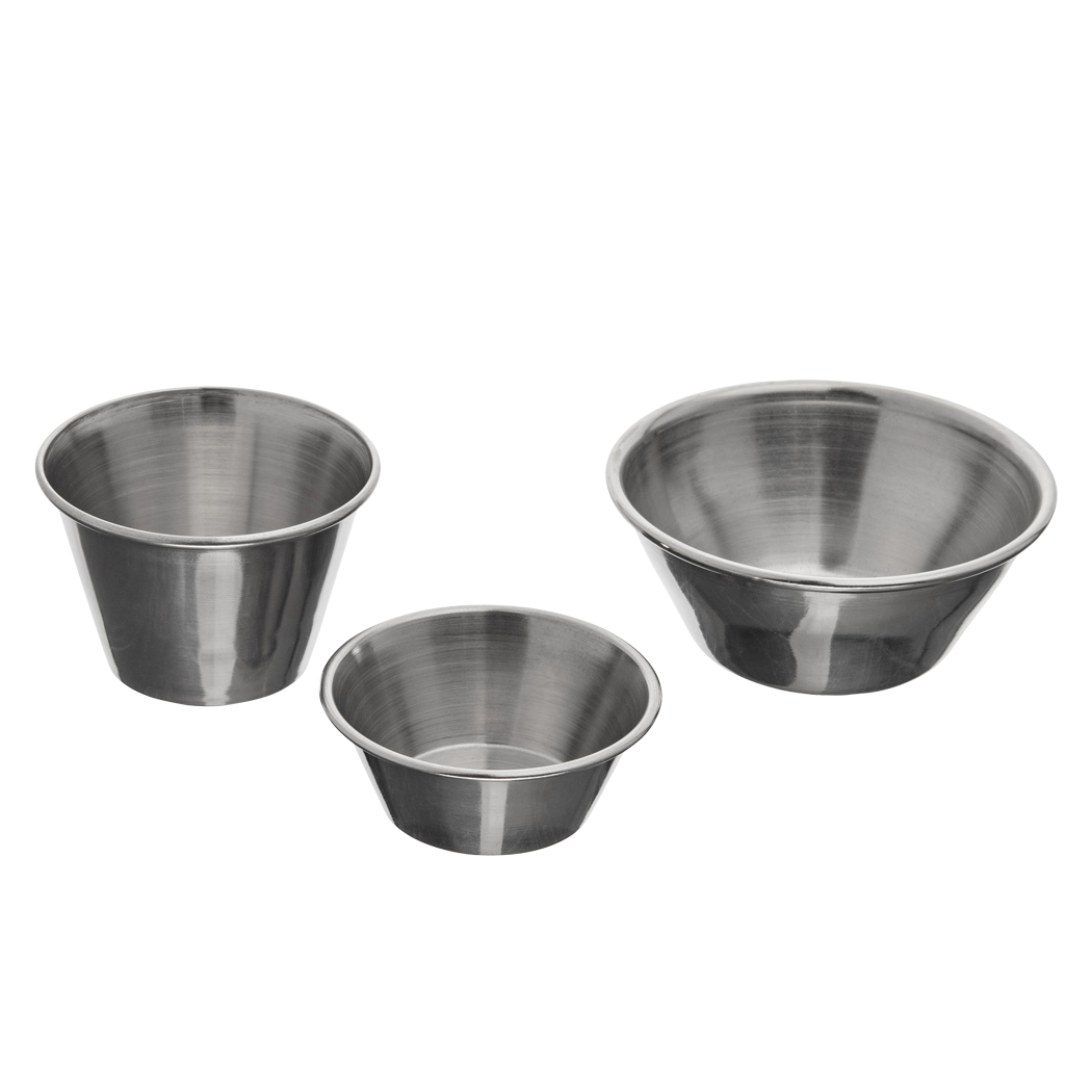 Cocktail Sauce Cup 2.5oz Stainless Steel