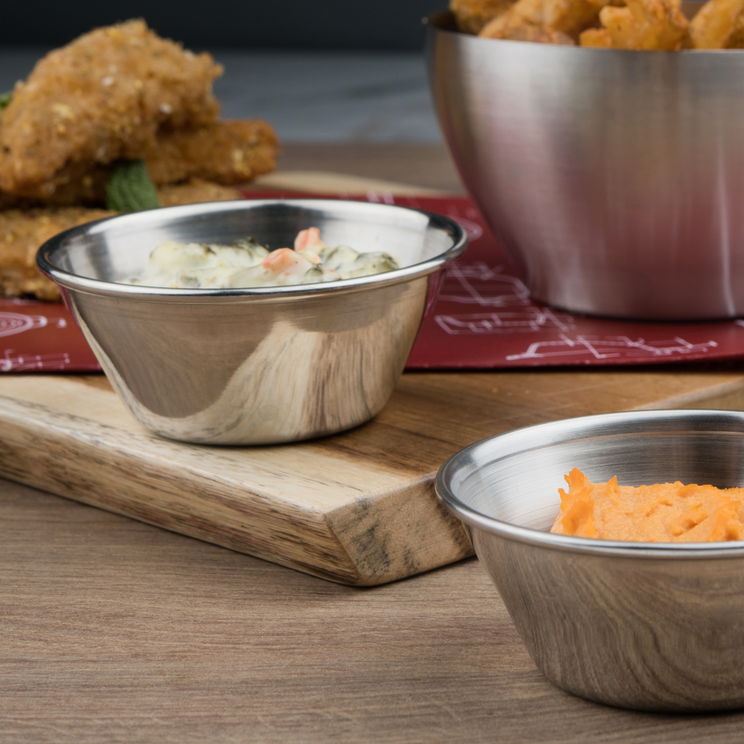 Cocktail Sauce Cup 2.5oz Stainless Steel