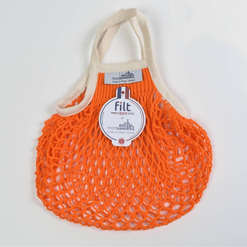 Net Shopping Bag orange LE MONT ST MICHEL X FILT1860 small