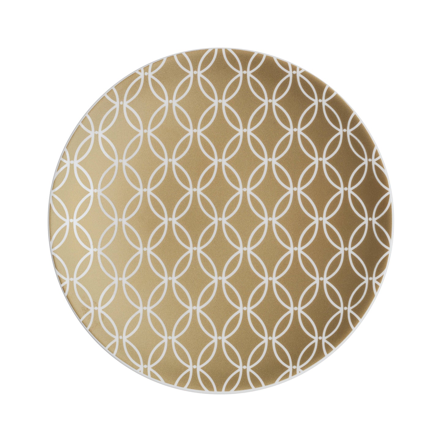 Modern Deco Appetizer Plate Gold (40% off at checkout)