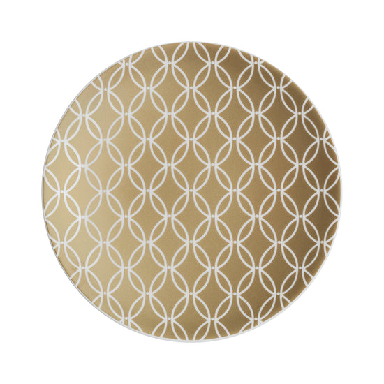 Modern Deco Appetizer Plate Gold (40% off at checkout)