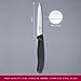 Paring Knife 4"/Serrated,Spear Point - Black