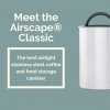 Airscape Classic Stainless Steel Canister - Matte White