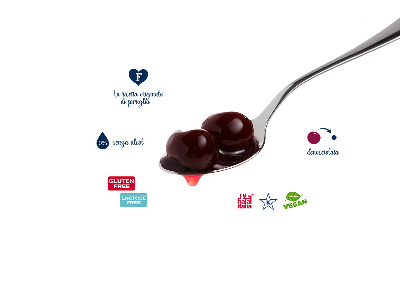 Fabbri Amarena Wild Cherries in Syrup 230g