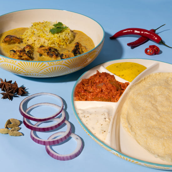 WORLD FOODS Bowl & Divided Plate Set (40% off at checkout)