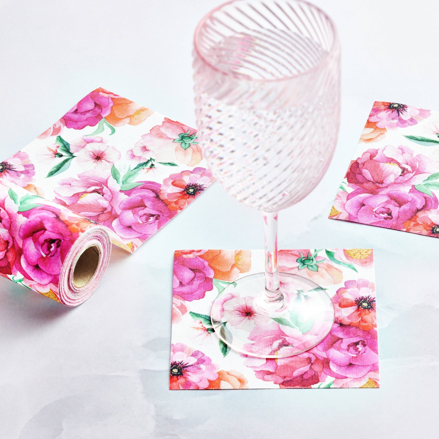 CECI New York X MY DRAP Blossom Sara Cotton Cocktail Napkins