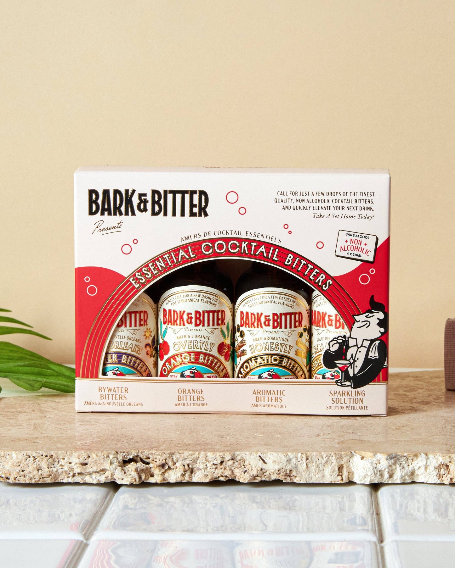 Essential Cocktail Bitters Sampler Kit (Alcohol-Free)