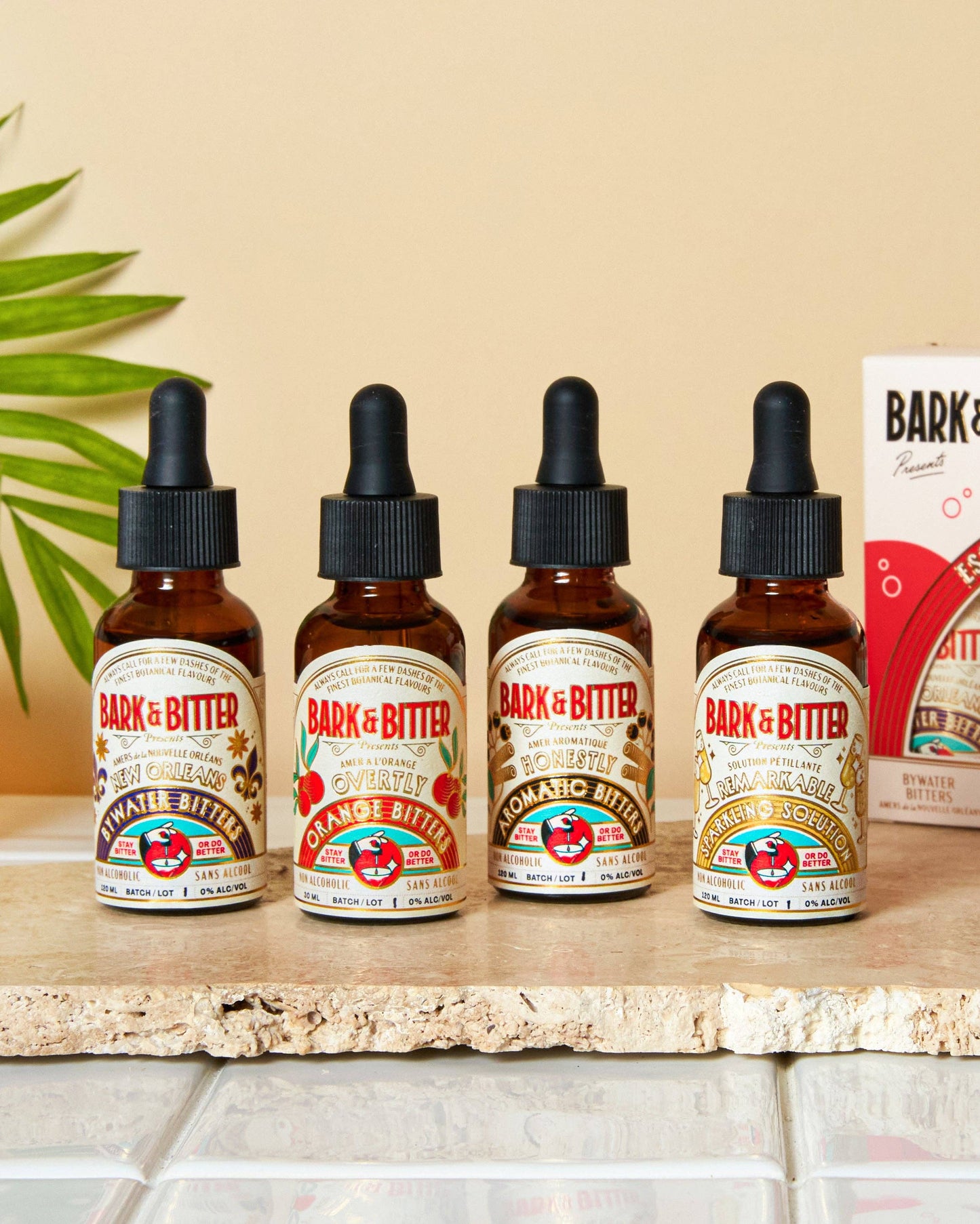 Essential Cocktail Bitters Sampler Kit (Alcohol-Free)