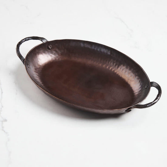 Load image into Gallery viewer, Smithey Carbon Steel Oval Roaster
