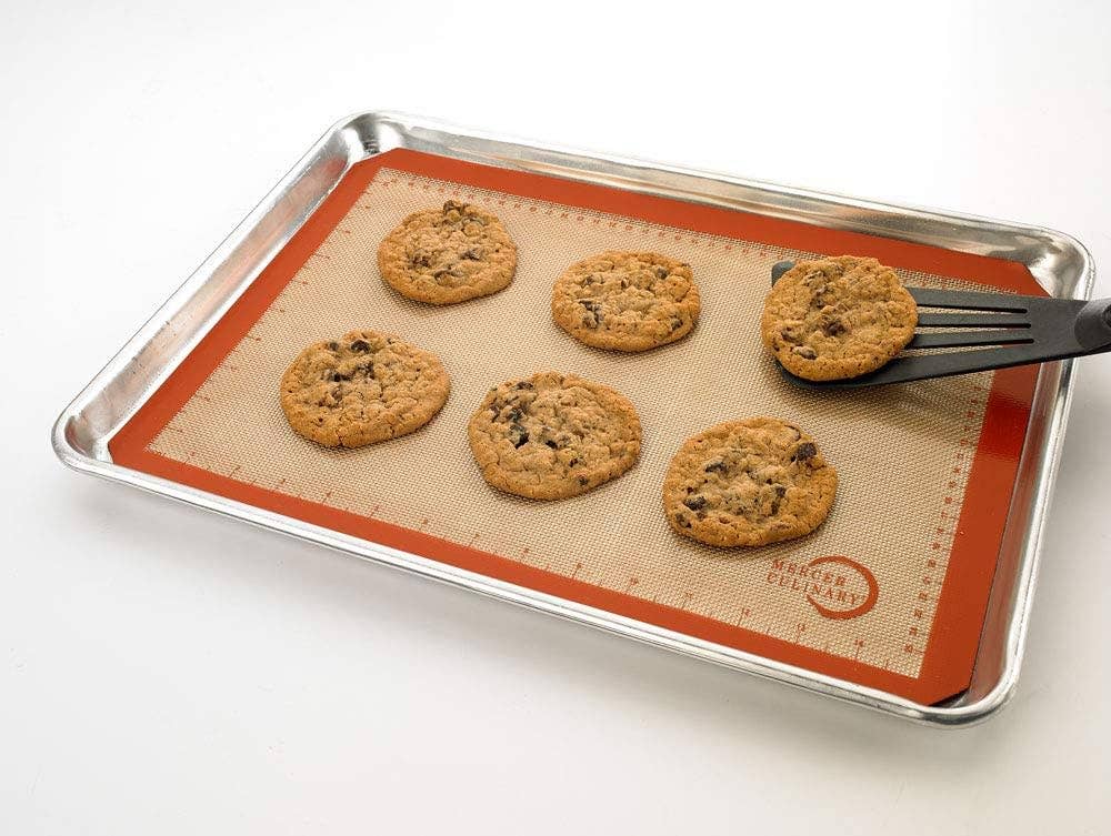 Mercer Silicone 1/2 Sheet Bake Mat (11 7/8"x16 1/2") Orange