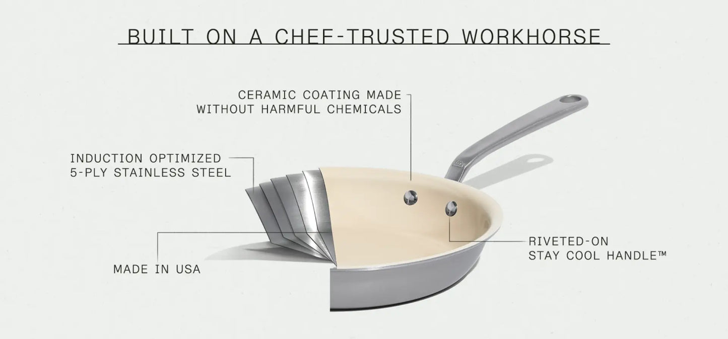 Made In 12" CeramiClad™ Non Stick Frying Pan