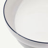 Made In 12" Serving Bowl - White with Navy Rim