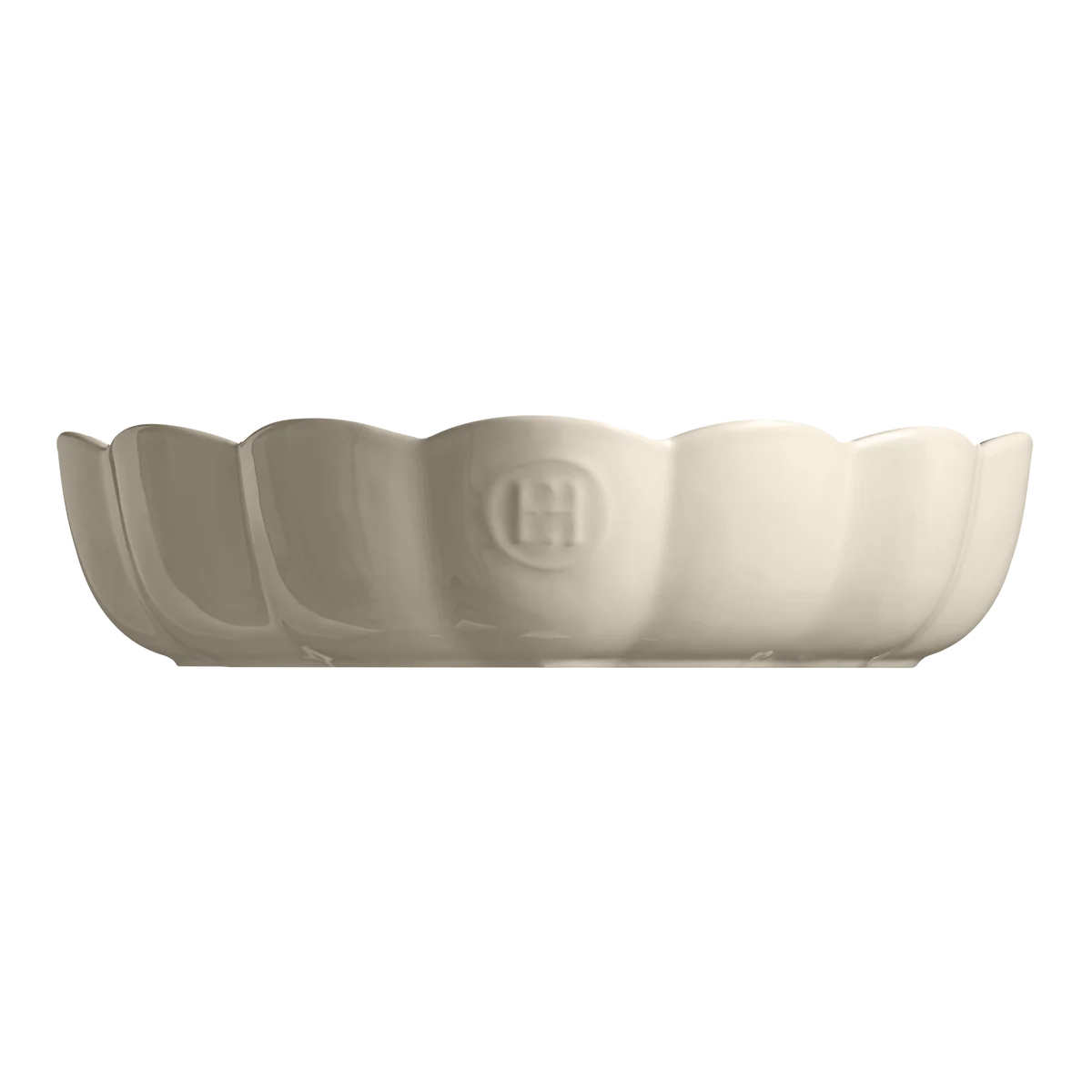 Emile Henry Madeleine Heart Shaped Cake Dish - Clay