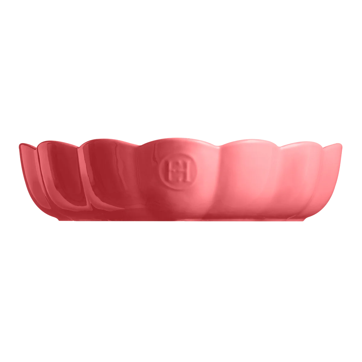Emile Henry Madeleine Heart Shaped Cake Dish - Rose Candy