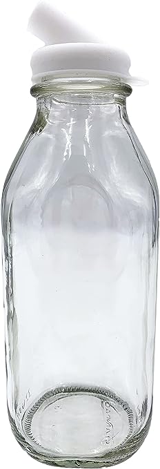 Glass Milk Bottle Pour Spouts - 2pk