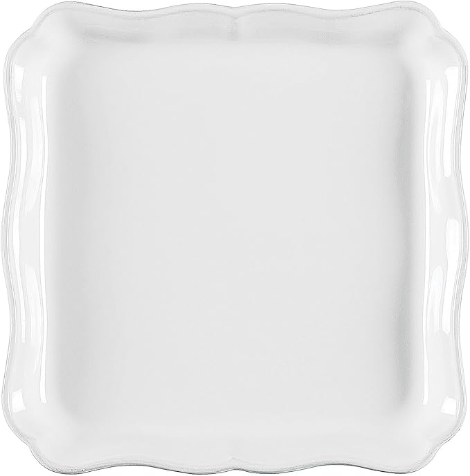Costa Nova Alentejo Square Tray 8.25in - White