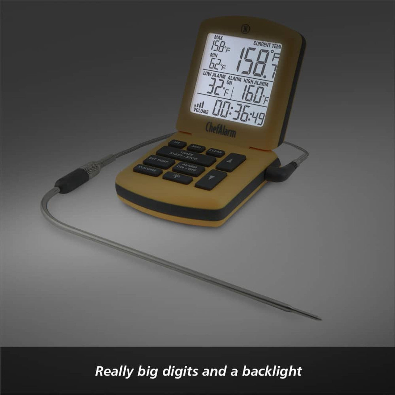 ThermoWorks ChefAlarm Pro Series Probe & Case Blue