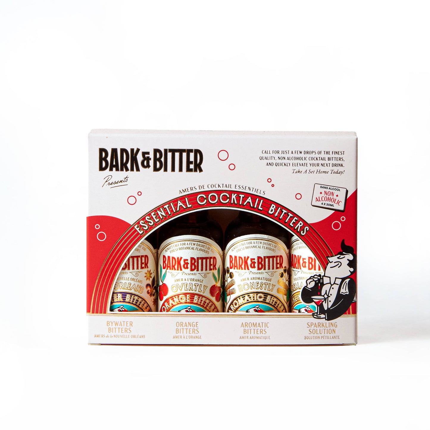 Essential Cocktail Bitters Sampler Kit (Alcohol-Free)