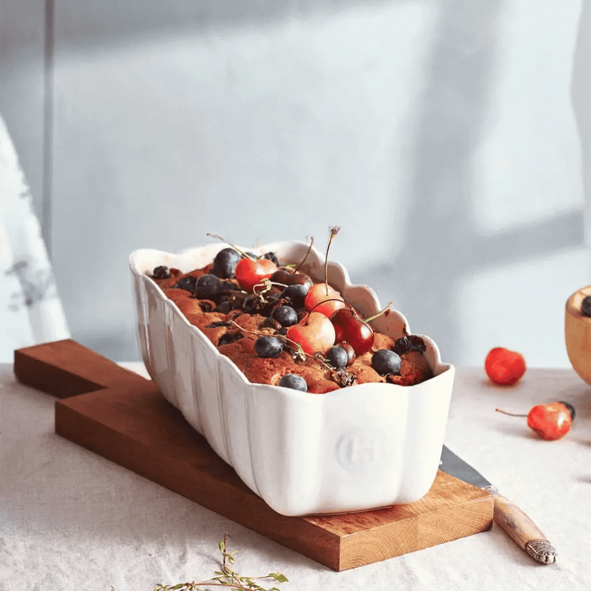 Emile Henry Madeleine Loaf Dish - Argile