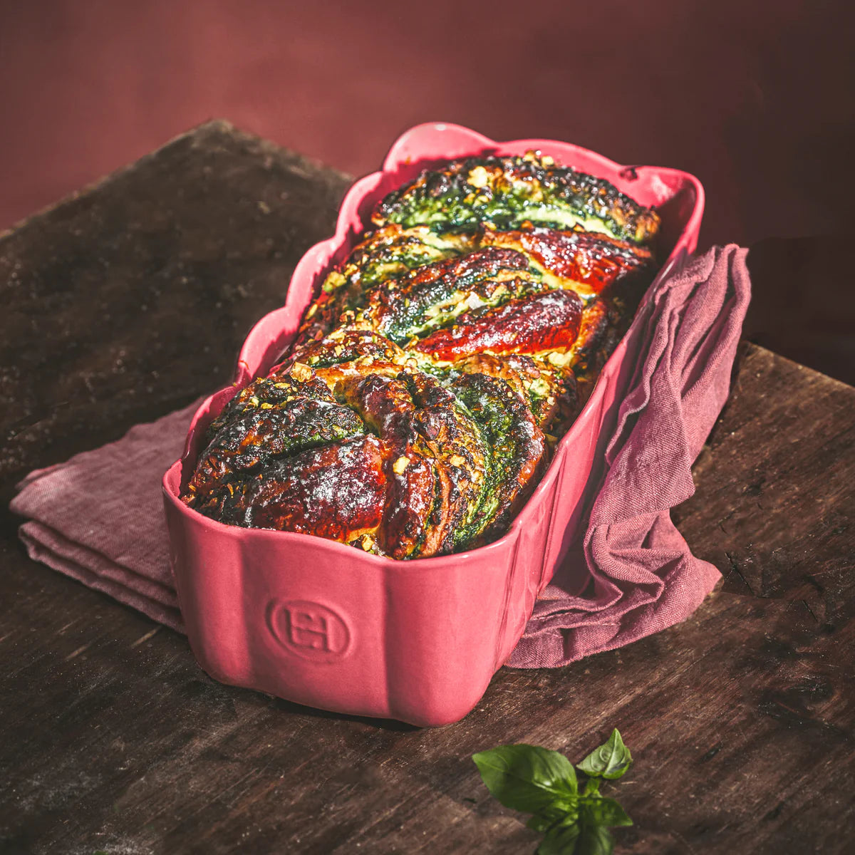Emile Henry Madeleine Loaf Dish - Rose Candy